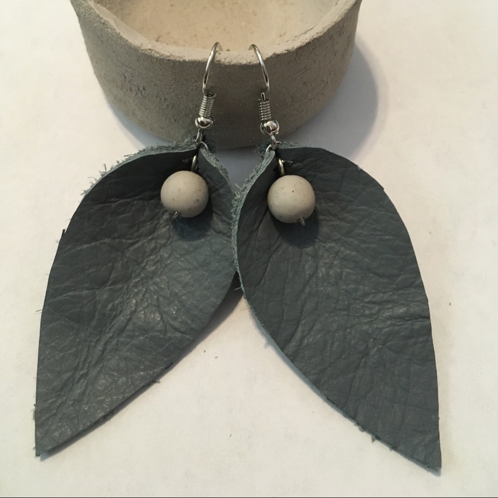 Handmade Leather Earrings!!